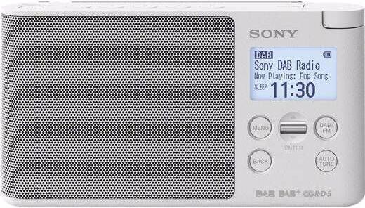 Sony XDR-S41DW draagbare digitale radio (wit) online kopen