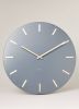 Karlsson Wandklokken Wall clock Charm steel with gold battons Grijs online kopen