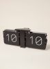 Karlsson Tafelklokken Flip clock No Case matt black stand Zwart online kopen