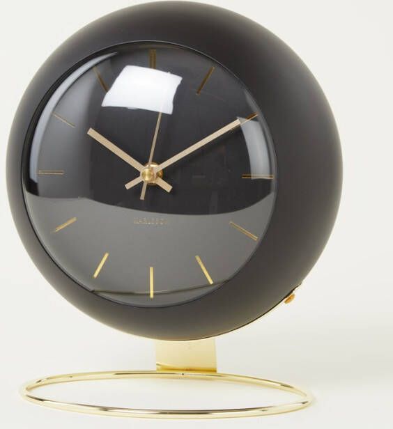 Karlsson Tafelklokken Table clock Globe Design Armando Breeveld Zwart online kopen