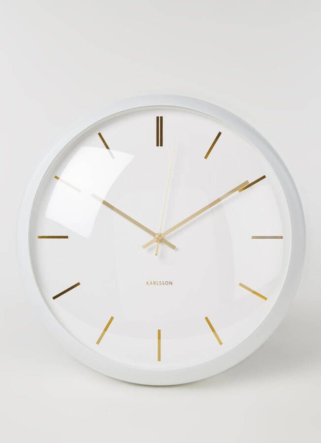 Karlsson Wandklokken Wall clock Globe Design Armando Breeveld Wit online kopen
