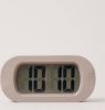 Karlsson Wekkers Alarm clock Gummy rubberized Grijs online kopen