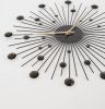 Karlsson Wandklokken Wall clock Sunburst crystal large Zwart online kopen