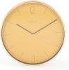 Masskas Wandklok Nextime Essential Gold Dia 34cm Aluminium Wit online kopen