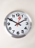 NeXtime Wandklok Dia. 35 Cm, Geborsteld Aluminium, &apos, Station&apos online kopen