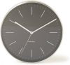Karlsson Wandklokken Wall clock Minimal Zwart online kopen