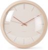 Karlsson Wandklokken Wall clock Nirvana Globe Beige online kopen