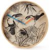 NeXtime Tropical Birds Wandklok Hout/Glas Ø40 x 5 cm online kopen