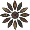 Beliani Beinwil Wandklok bruin ijzer online kopen