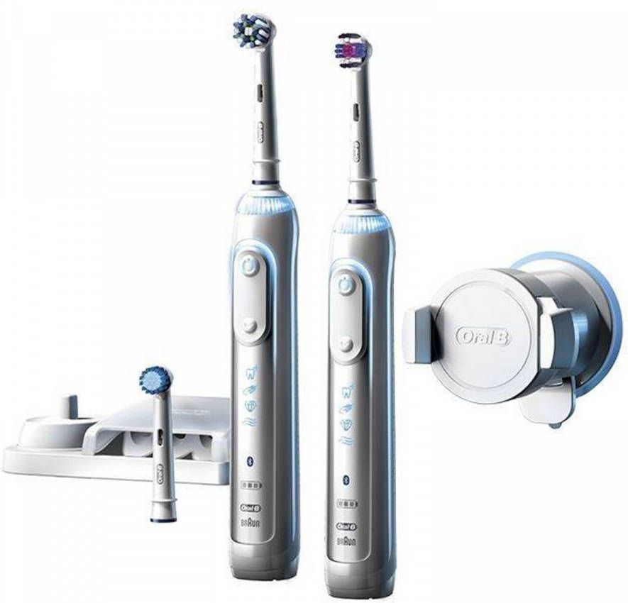 komen pomp Professor Oral-B GENIUS 8900 Elektrische Tandenborstel Duo-verpakking 2 Stuks -  Klokken.shop