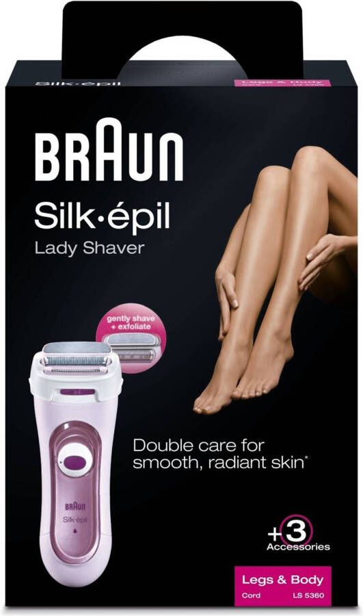 Braun Elektrisch scheerapparaat Silk épil ladyshave 5 360 3 in 1 Bedraad apparaat online kopen