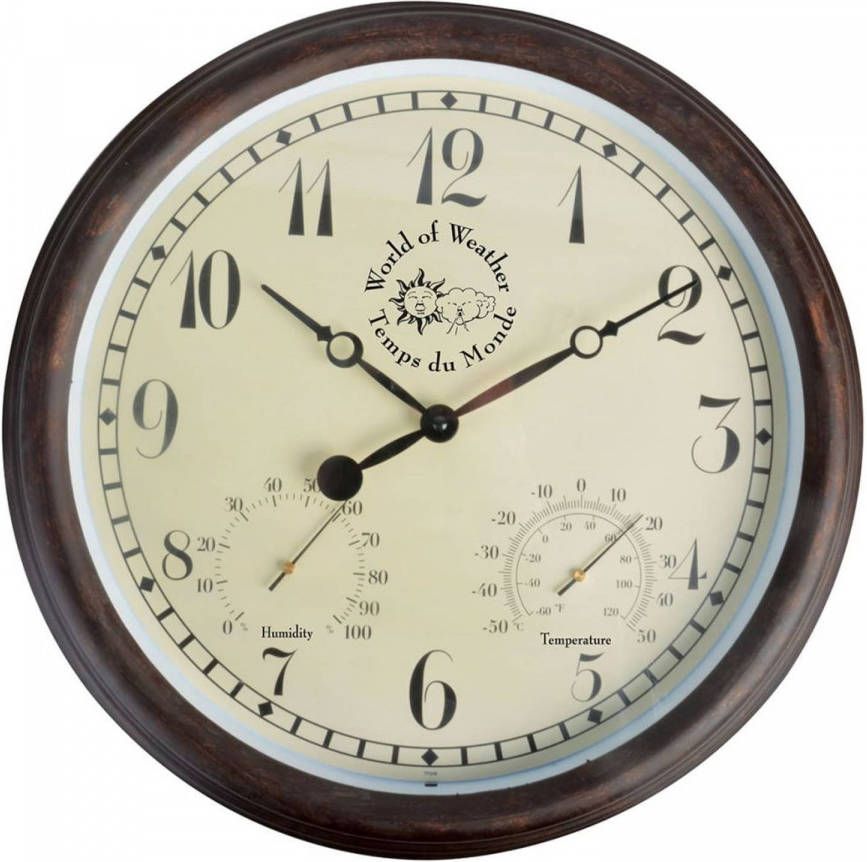 verontreiniging embargo Embryo Esschert Design Stationsklok Met Thermo hygrometer 30, 5 Cm Tf008 - Klokken.shop verontreiniging embargo Embryo Esschert Design Stationsklok Met Thermo hygrometer 30, 5 Cm Tf008 - Klokken.shop