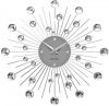 Karlsson Wandklokken Wall Clock Sunburst Crystal Medium Zilverkleurig online kopen
