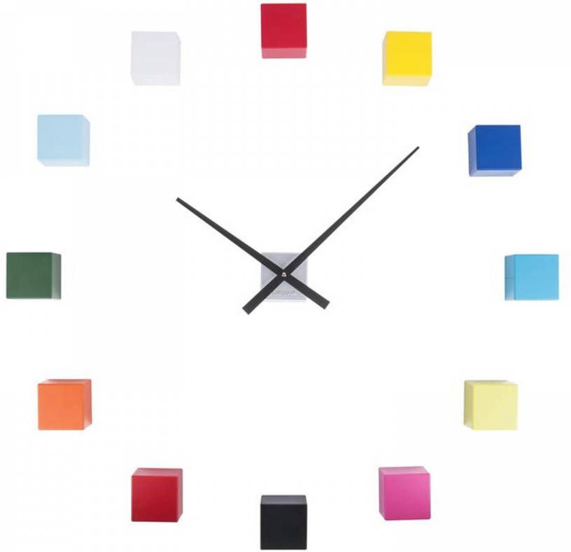 Karlsson Wandklokken Wall clock DIY Cubic Zwart