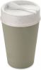 Koziol Dubbelwandige Koffiebeker met Deksel, 0.4 L, Organic, Cement online kopen