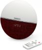 Lenco Fm Wekkerradio Wake Up Light Met Bluetooth Crw 4by Wit rood online kopen