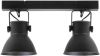 Light & Living Hang -/wandlamp 'Eliano' 2 Lamps, kleur Mat Zwart online kopen