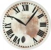 NeXtime Wandklok Dia. 43 X 4.2 Cm, Glas, Wit, &apos, Romana&apos online kopen