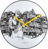 NeXtime Stille Wandklok 40 cm Glas/Metaal Wit Sax City online kopen
