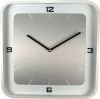 NeXtime Stille Wandklok 40 x 40 x 4 cm Hout Wit 'Square Wall' online kopen