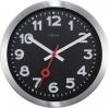 NeXtime Wandklok &apos, Station&apos, Ø19 Cm, Geborsteld Aluminium Zwart online kopen