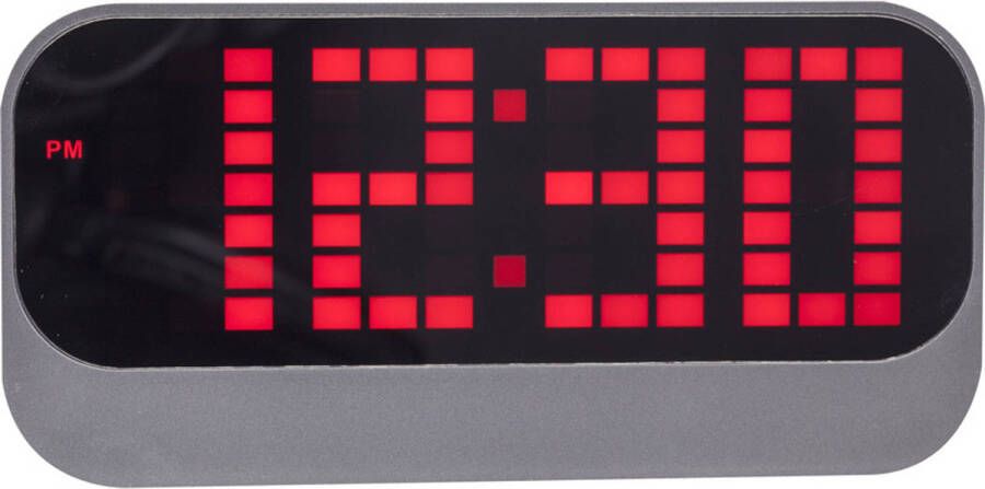NeXtime Wekker 17.5 cm ABS Rood 'Loud Alarm' online kopen