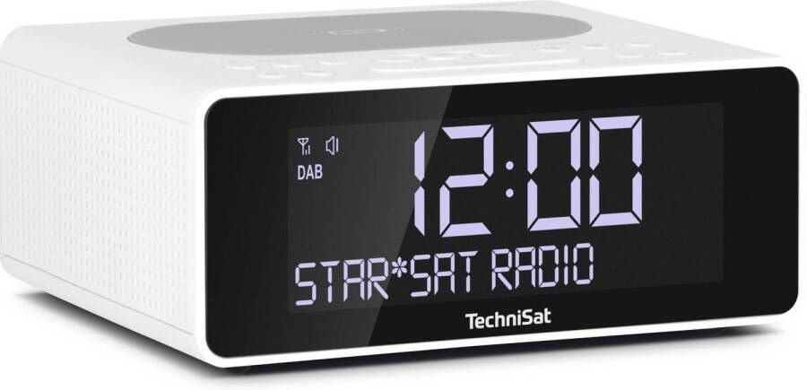 TechniSat Wekkerradio DIGITALE RADIO 52 stereo wekkerradio met dab+, sluimerfunctie, dimbare display, sleeptimer, wireless charging online kopen
