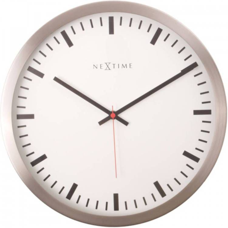 NEXTIME Wandklok Classic wit ø 39 cm kopen