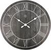 NeXtime nXt Wandklok 40 cm Hout Zwart 'Paul' online kopen