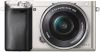 Sony systeemcamera A6000 + 16 50mm F/3.5 5.6 OSS lens(Zilver ) online kopen