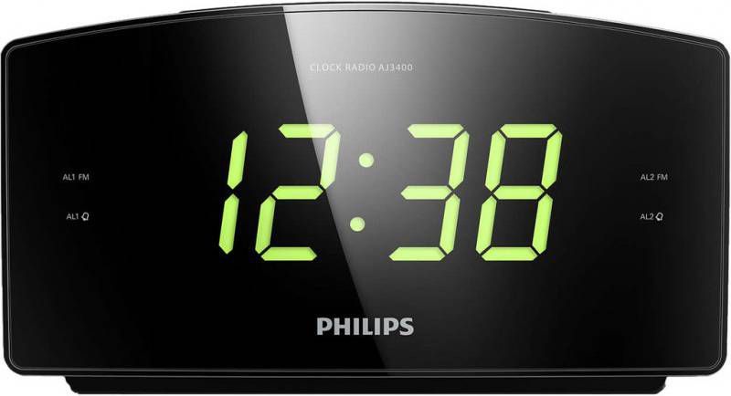 Philips AJ3400 Wekkerradio Zwart online kopen