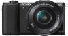 Sony systeem camera Alpha A5100 + 16-50mm + 55-210mm zwart online kopen