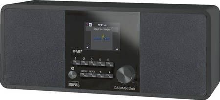 Imperial DABMAN i200 DAB+ FM + internet radio Zwart online kopen