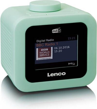 Lenco Dab+/fm Wekkerradio Met Een Kleuren Display Cr 620gn Groen online kopen