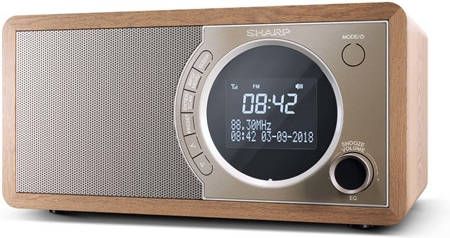 Sharp Dr 450br Dab Fm Radio Met Bt Bruin online kopen