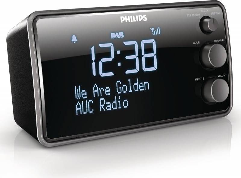 Philips AJB3552/12 DAB+ wekkerradio - Klokken.shop
