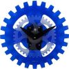 NeXtime Wandklok 35cm Acrylic Bewegend Blauw 'Moving Gears' online kopen