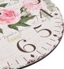 VidaXL Wandklok vintage stijl 30 cm bloemen online kopen