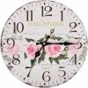 VidaXL Wandklok vintage stijl 30 cm bloemen online kopen