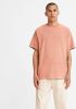 Levi's regular fit T shirt met logo natural dye light red b light red online kopen