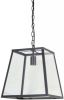 Light&Living Hanglamp Saunte glas metaal zwart 34,5 x 34 x 34 online kopen