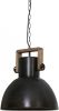Light & Living Hanglamp 'Shelly' 40cm, hout weather barn zwart zink online kopen