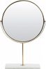 Light & Living Spiegel op Voet Riesco Marmer Wit Goud 33x12, 5x48cm online kopen