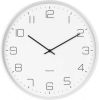 Karlsson Wandklokken Wall clock Lofty iron matt, D. 40cm Wit online kopen