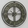 Homestylingshop.nl Wandklok Hudson metaal grijs 50 cm online kopen