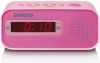Lenco CR-205PK Wekkerradio met dual alarm roze online kopen