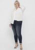 ONLY CARMAKOMA Skinny fit jeans CARWILLY REG SK ANK JNS in washed out look online kopen