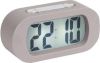 Karlsson Wekkers Alarm clock Gummy rubberized Grijs online kopen