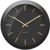 Light & Living Karlsson Wall clock Globe black, Design Armando Breeveld online kopen