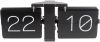 Karlsson Tafelklokken Flip clock No Case matt black stand Zwart online kopen